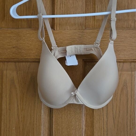 Maidenform 38c New nude color bra Underwire Tshirt Style Tan Womens - Picture 2 of 10